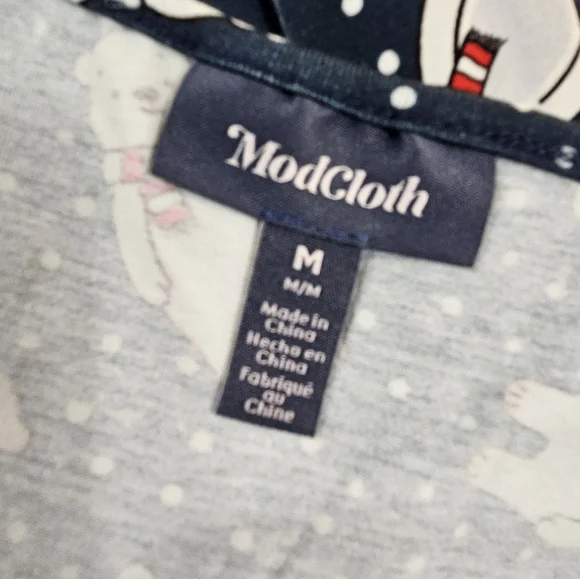 NWT Modcloth Pleased With Ease Babydoll Dress Size M - Picture 5 of 8